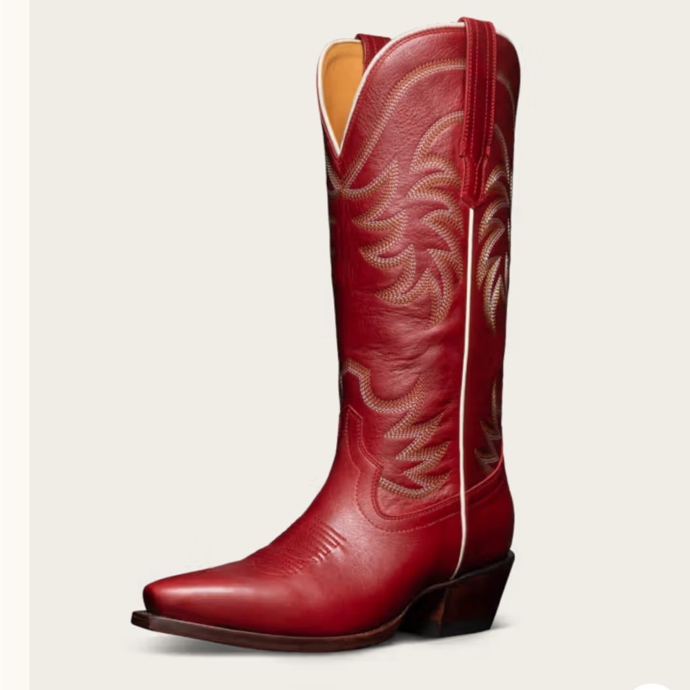 Tecovas Annie Cowgirl Boot in Scarlet 7.5